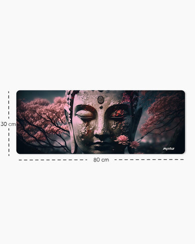 Buddha in Progress Panaroma Desk Mat