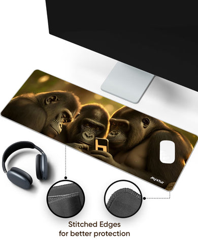 Apes with Apps Panaroma Desk Mat