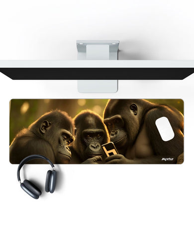 Apes with Apps Panaroma Desk Mat