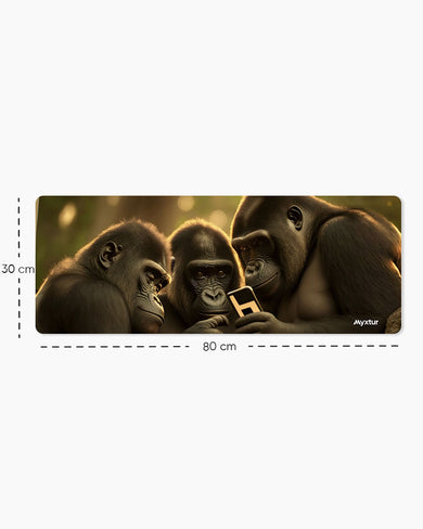 Apes with Apps Panaroma Desk Mat