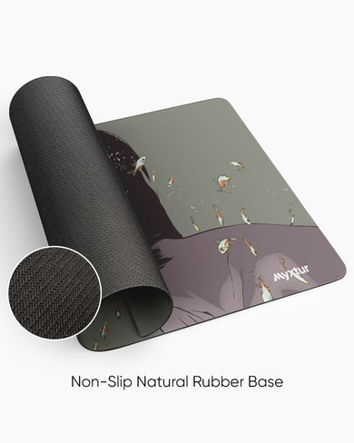 Perfect Blue-Aquatic Reverie Panaroma Desk Mat