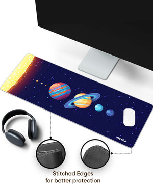 Planetary Panorama Panaroma Desk Mat Stitched 1