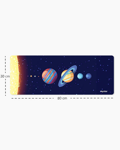Planetary Panorama Panaroma Desk Mat