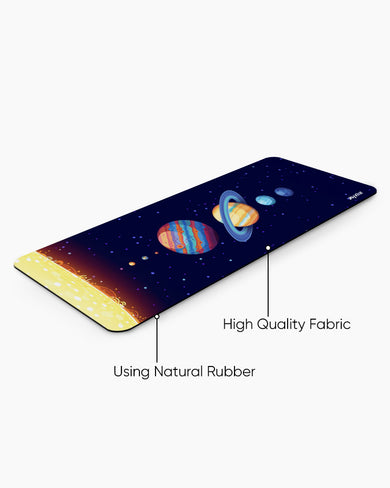 Planetary Panorama Panaroma Desk Mat