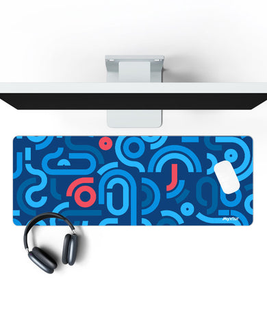Sapphire Puzzle Realm Panaroma Desk Mat