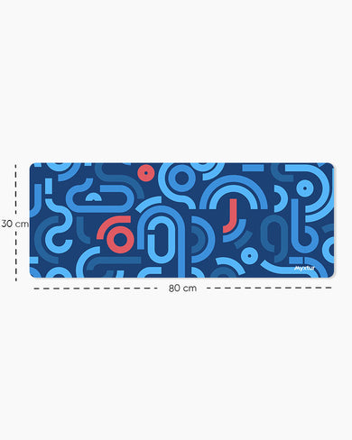 Sapphire Puzzle Realm Panaroma Desk Mat