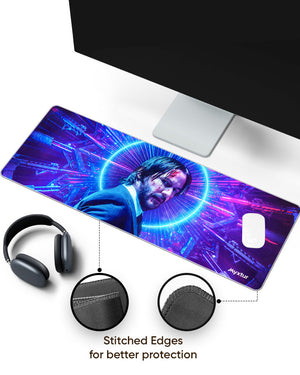 Bullet Ballet Panaroma Desk Mat Stitched 1