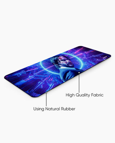 John Wick-Bullet Ballet Panaroma Desk Mat
