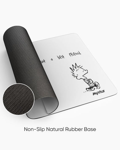 Calvin and Hobbes-Friends like These Panaroma Desk Mat