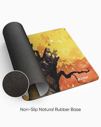Calvin and Hobbes-Idyllic Life Panaroma Desk Mat