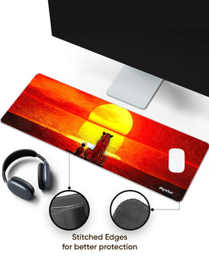Setting Glory Panaroma Desk Mat Stitched 1