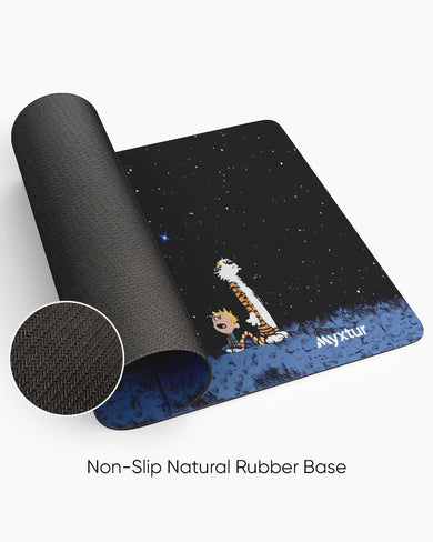 Calvin and Hobbes-Starry Night Panaroma Desk Mat