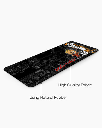 Calvin and Hobbes-Comic Panels Panaroma Desk Mat