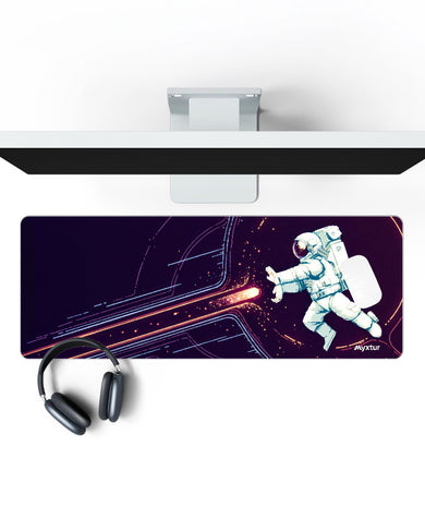 Astronaut Kamehameha Panaroma Desk Mat