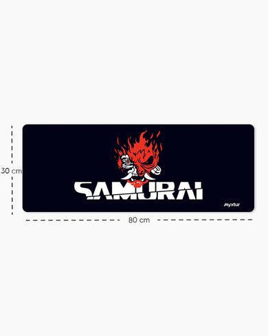 Cyberpunk 2077-Samurai Band Art Panaroma Desk Mat