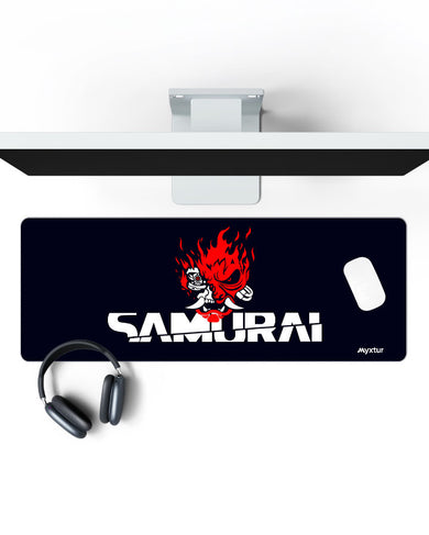 Cyberpunk 2077-Samurai Band Art Panaroma Desk Mat