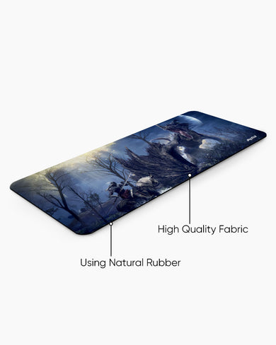 Elden Ring-Confronting Dragon Agheel Panaroma Desk Mat