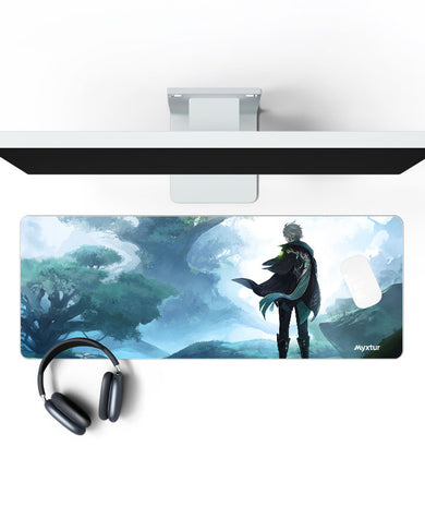 Genshin Impact-Ethereal Alhaitham Panaroma Desk Mat