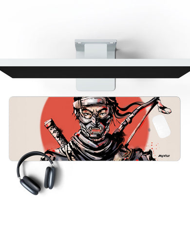 Ghost Of Tsushima-Last Stand for Jin Panaroma Desk Mat