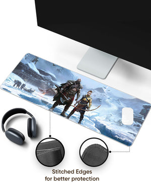Shores of Ragnarok Panaroma Desk Mat Stitched 1