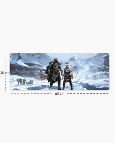God of War-Shores of Ragnarok Panaroma Desk Mat