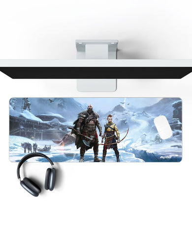 God of War-Shores of Ragnarok Panaroma Desk Mat
