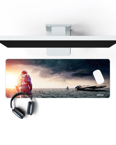 Interstellar-Alien Tidal World Panaroma Desk Mat