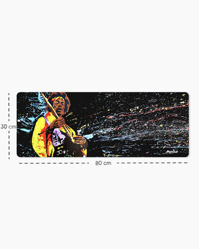 Jimi Hendrix-Purple Haze Revival Panaroma Desk Mat