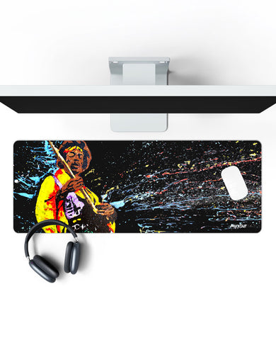 Jimi Hendrix-Purple Haze Revival Panaroma Desk Mat