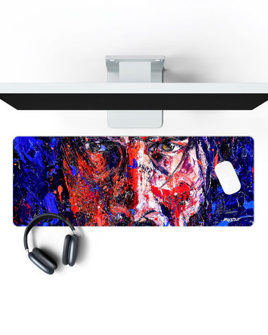 John Wick-Portrait of Vengeance Panaroma Desk Mat