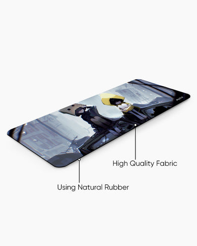 Little Nightmares-Six and Mono Panaroma Desk Mat