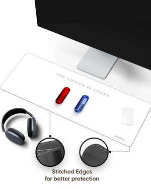 The Choice is Yours Panaroma Desk Mat Stitched 1