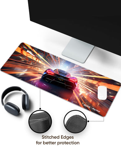 City Lights Racing [BREATHE] Panaroma Desk Mat