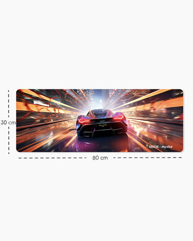 City Lights Racing [BREATHE] Panaroma Desk Mat