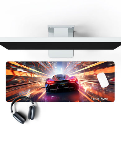 City Lights Racing [BREATHE] Panaroma Desk Mat