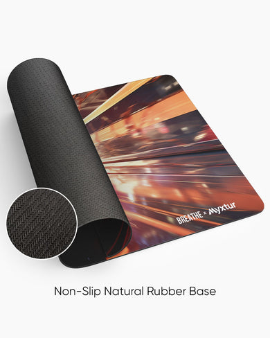 City Lights Racing [BREATHE] Panaroma Desk Mat