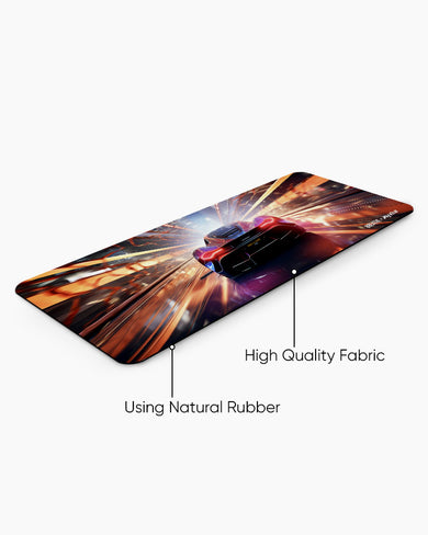 City Lights Racing [BREATHE] Panaroma Desk Mat