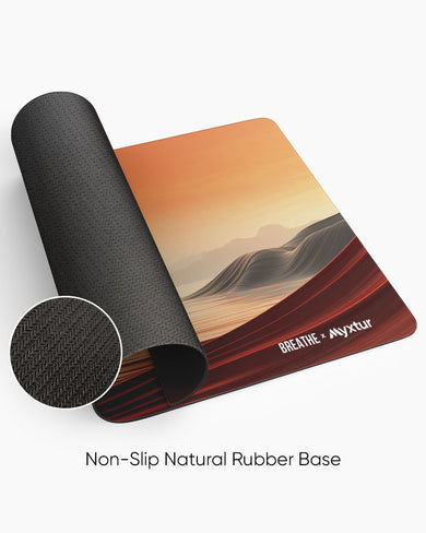 Lady of the Dunes [BREATHE] Panaroma Desk Mat