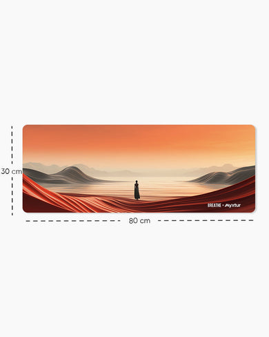 Lady of the Dunes [BREATHE] Panaroma Desk Mat