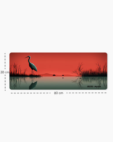 Serenade of Silence [BREATHE] Panaroma Desk Mat