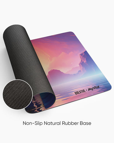 Sunset Seafarer [BREATHE] Panaroma Desk Mat