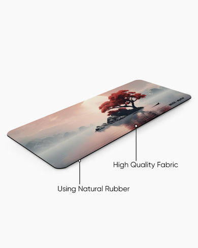 Zen Island Sunrise [BREATHE] Panaroma Desk Mat