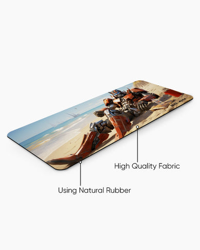 Beach Day for Optimus [BREATHE] Panaroma Desk Mat