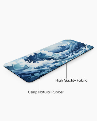 Oceanic Tempest [BREATHE] Panaroma Desk Mat