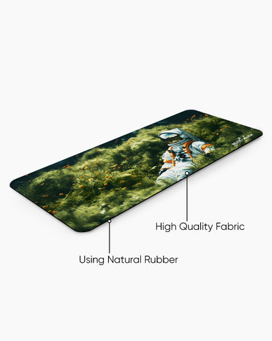 Spacefaring in the Meadow [BREATHE] Panaroma Desk Mat