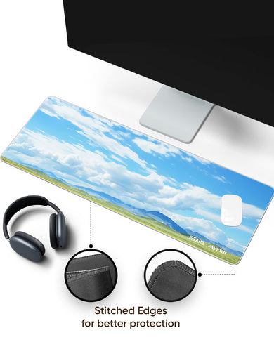 Vivid Valley View [BREATHE] Panaroma Desk Mat