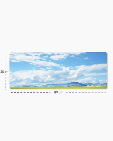 Vivid Valley View [BREATHE] Panaroma Desk Mat
