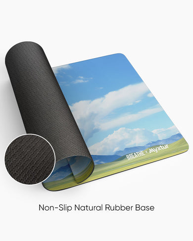 Vivid Valley View [BREATHE] Panaroma Desk Mat