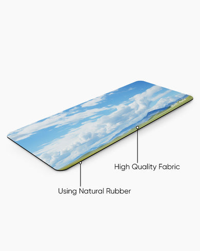 Vivid Valley View [BREATHE] Panaroma Desk Mat