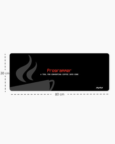 Coffee to Code Panaroma Desk Mat